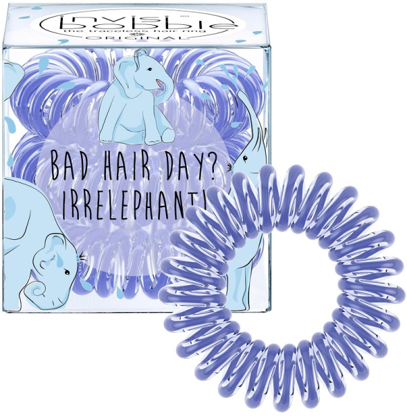 INVISIBOBBLE Резинка браслет для волос Original Bad Hair Day? Irrelephant! 3 шт