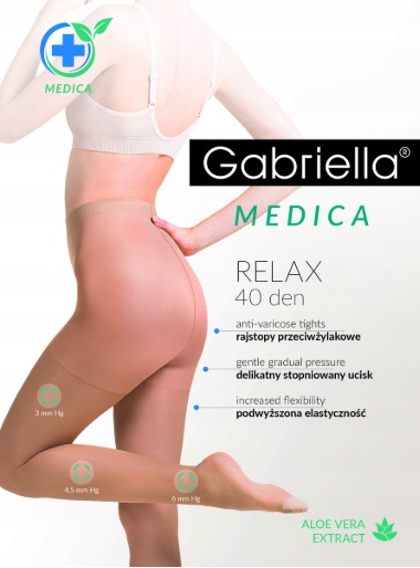 Колготки Medica RELAX 40 den Gabriella р.2,3,4