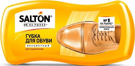 SALTON Губка Волна для обуви из гладкой кожи Бесцветный