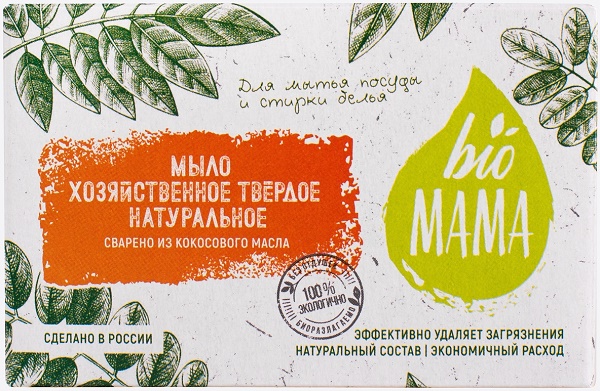 Мыло Хозяйственное Bio MAMA 150 гр натуральное