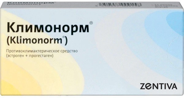 Климонорм драже №21 ( эстрадиол 2 мг, левоногестрел 0,15 мг )
