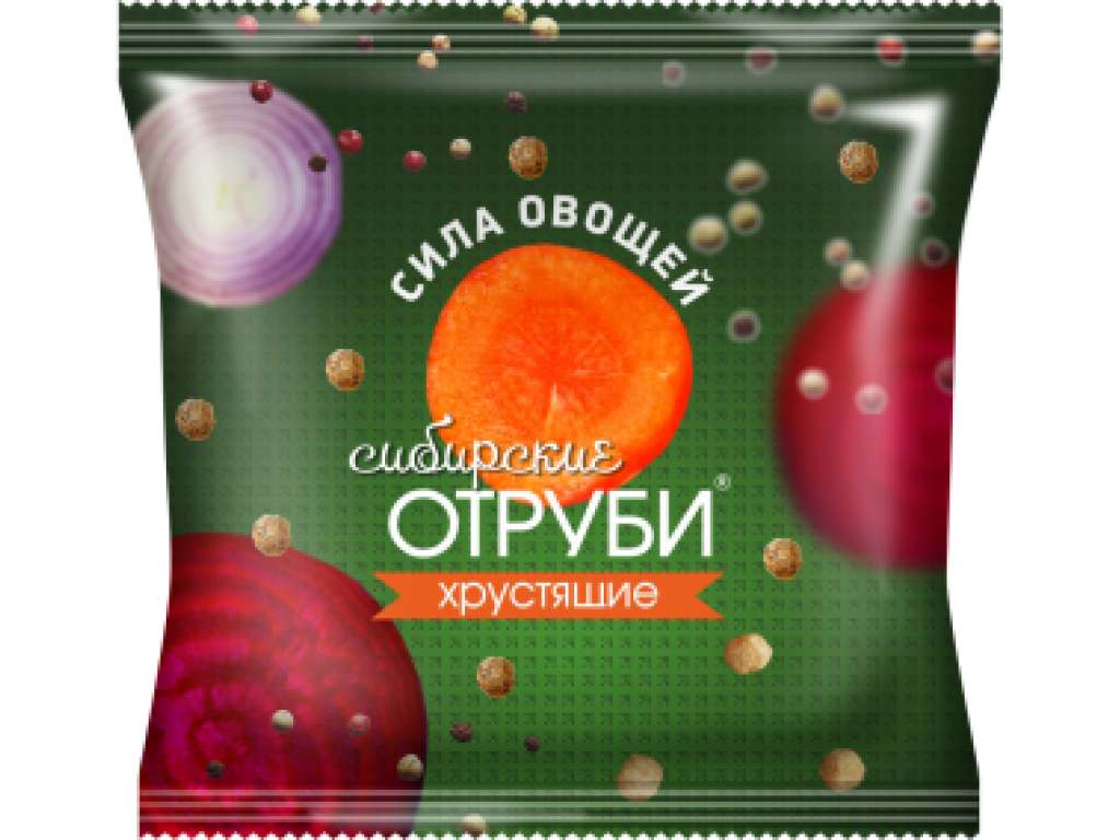Отруби сибирские  "Сила овощей" Отруби хрустящие 100 г