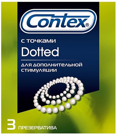 Презервативы CONTEX Dotted 3шт (с Точками)