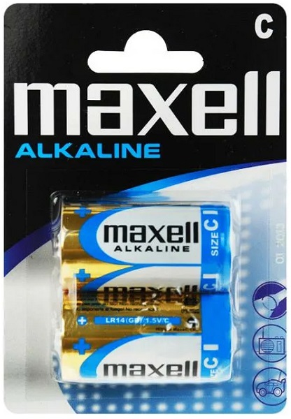 Батарейка MAXELL 18 LR14 2 PK (2шт)