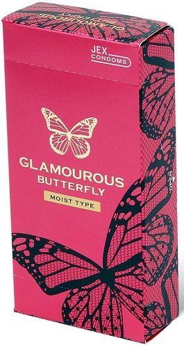 Презервативы JEX Glamourous Butterfly Moist Type 8W 6шт