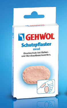 GEHWOL Овальный защитный пластырь (Schutzpflaster oval)  GH26110 (в упаковке 4шт)