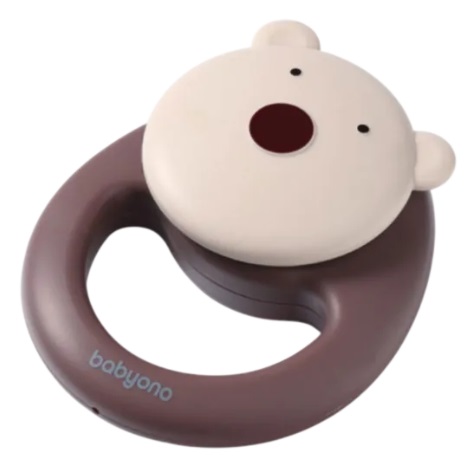 BABYONO Погремушка 3м+ Bear арт.1546