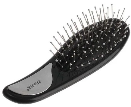 Расческа огурец ZINGER OS-8-02-8580SH малая на подушке