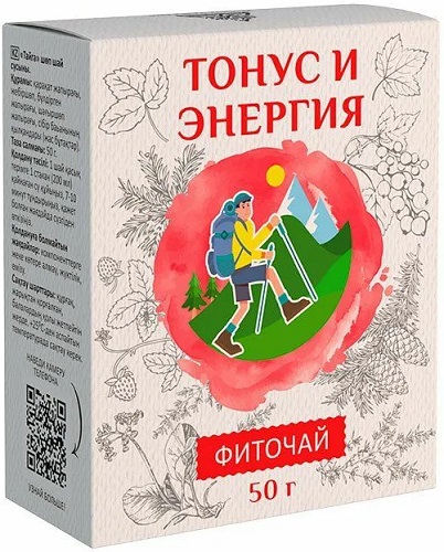 Травяной чай Тонус и энергия 50г