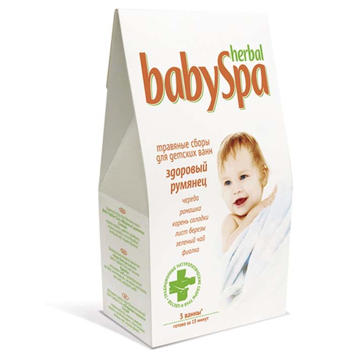 BABY SPA Травяной сбор Здоровый Румянец 3*15 гр  для детских ванн в фильтр пакетах