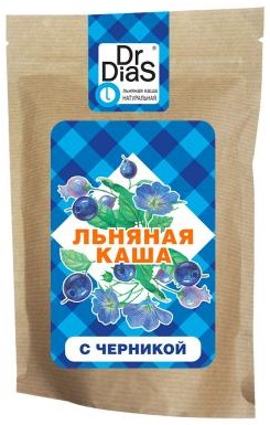 Dr.DiaS Каша льняная с Черникой 275г
