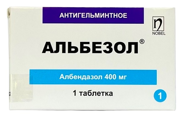 Альбезол табл. 400 мг №1 ( албендазол )