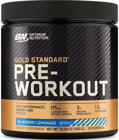 ON Gold Standart PRE workout 300г Голубика