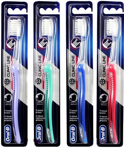 Зубная щетка Ортодонтическая ORAL-B Pro-Expert Clinic Line цв.в асс. 81633466