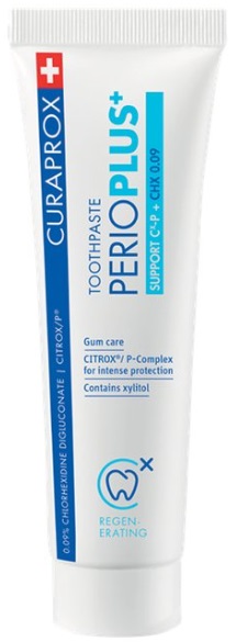 Зубная паста CURAPROX Perio Plus Support с хлоргексидином 0,09% 75 мл