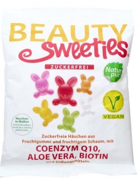 Beauty Sweeties Зайчики фруктовый мармелад без сахара 125 гр