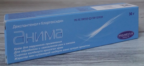 Анима крем 30 г ( декспантенол, хлоргексидина гидрохлорид )