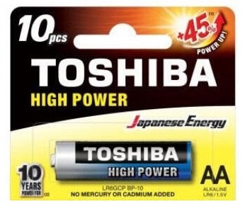 Батарейка TOSHIBA АА ( 1 шт ) ( LR6 ) 1.5V High Power >