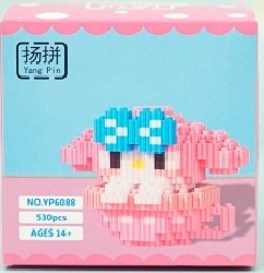 Конструктор Balody 3D из миниблоков в асс.,13см эл-тов 25см BA16036
