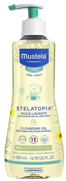MUSTELA Stelatopia Масло для купания Очищающее 500 мл