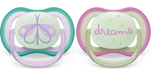 Соска-Пустышка Силиконовая AVENT 0-6м (2шт) SCF376/19 girl