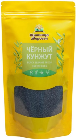 Семена Кунжут Черный 210г Житница здоровья