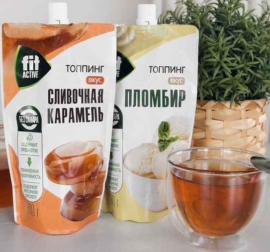 Fit Active Топпинг Сливочная карамель 200мл б/сах