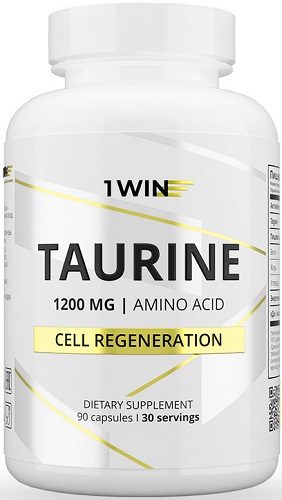 1WIN Таурин 1200мг №90 капс  &