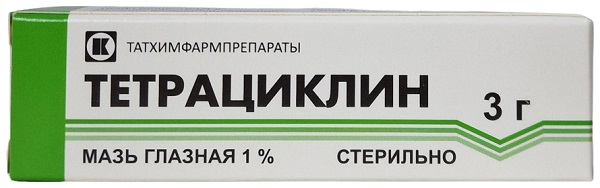 Тетрациклин мазь глазная 1% 3 г ( Татхимфармпрепараты )