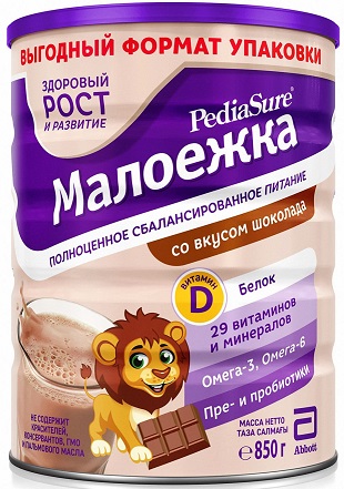 ПедиаШур Малоежка Шоколад 850г