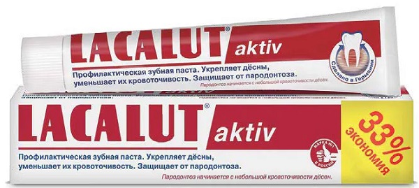 Зубная паста LACALUT Aktiv 100 мл