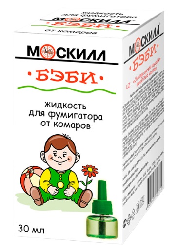 MOSKILL жидкость для фумигаторов 30мл Москилл Бэби от комаров
