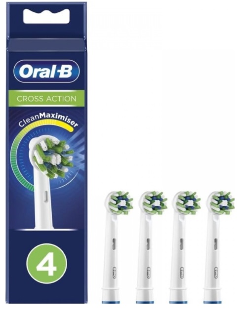 Насадки ORAL-B CrossAct EB50RX для электрической зубной щетки 4 шт BRAUN 80750690