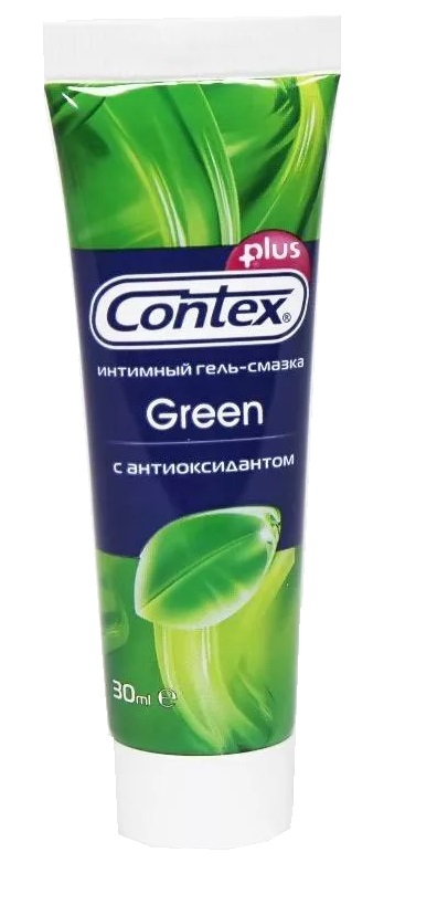 Лубрикант CONTEX Green 30 мл с антиоксидантом Гель-смазка