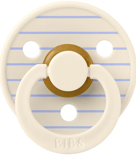 Пустышка латексная 0м+ Bibs Studio Pacifier Pin разм.1 Ivory Hush арт.10015322