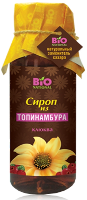 Bio National Сироп из топинамбура клюква 250 мл