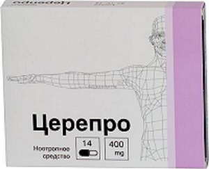 Церепро капсулы 400 мг №14 ( холина альфосцерат )