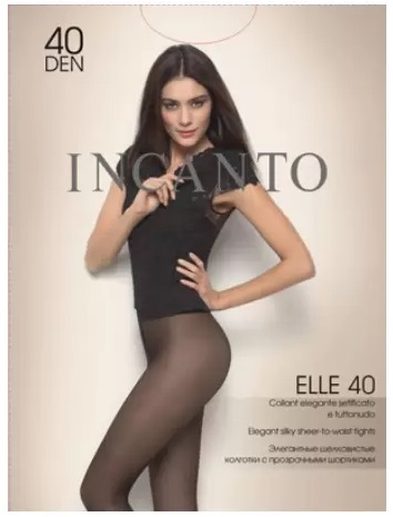 INCANTO коглготки Elle 40 Den Nero 2