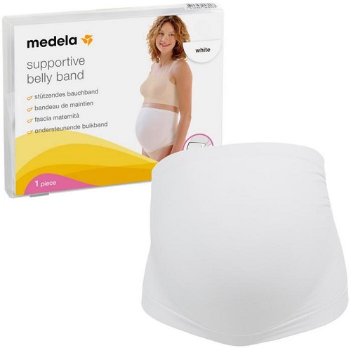Бандаж дородовой MEDELA размер L Белый пояс бесшовный