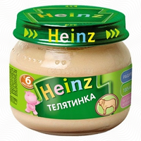Хайнц Пюре Телятинка 80г с 6 месяцев