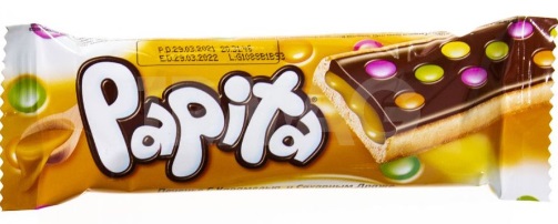 Печенье Solen Papita Caramel с карамелью и драже-конфетами 33г