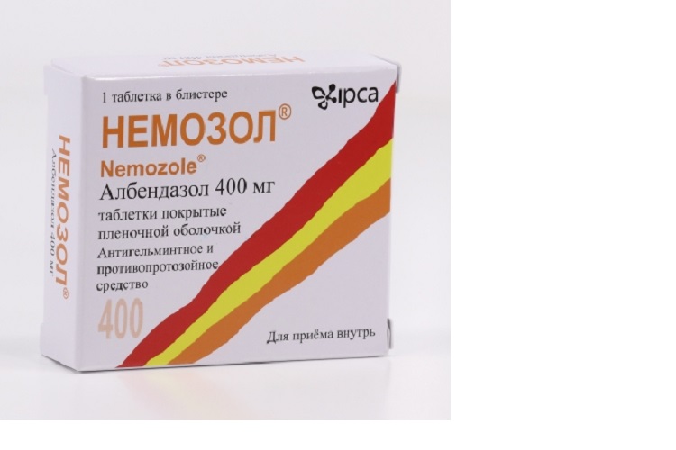 Немозол табл 400 мг жев. №1 ( албендазол )