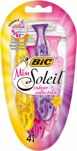 Станок бритвенный BIC "Miss Soleil" 4шт