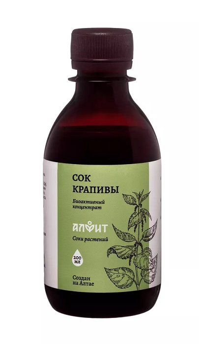 Алфит Сок крапивы 200мл