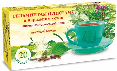 Гельминтам и паразитам-стоп фито-чай №20пак Фитоцентр Гордеева  &