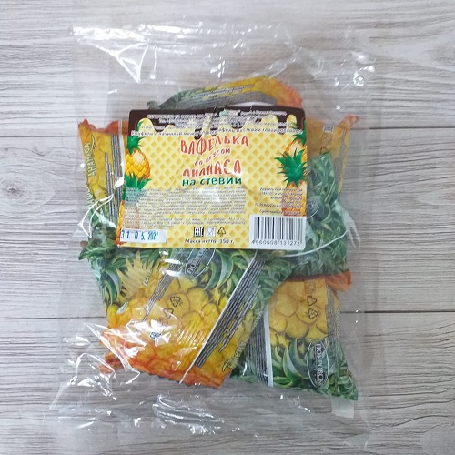 СахарOFF Конфеты Вафелька со вкусом ананаса на стевии 150 г