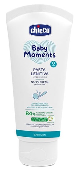 CHICCO Крем защитный под подгузник Baby moments с Цинком 100 мл