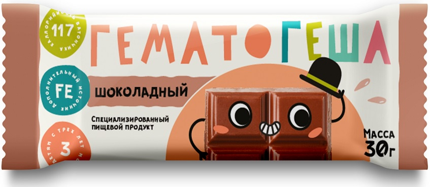 Гематогеша шоколадный 30 гр