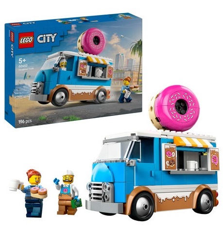 LEGO Конструктор Город Фургон с пончиками арт.60452