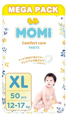 Трусики-подгузники для детей MOMI Comfort Care XL50 ( 12-17 кг ) 50 шт